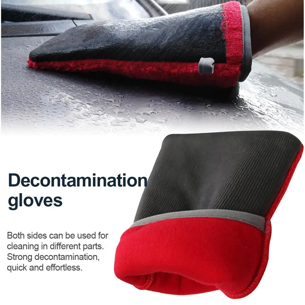 

Auto Care Fine Grade Clay Bar Mitt Surface Prep Finish Wash Eraser Mitt for Car Detailing Clay Bar Alternative Novel Detailing