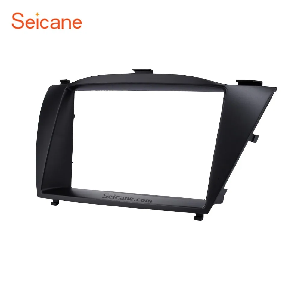 

Seicane Car Radio Fascia Frame DVD Double Din panel Stereo Interface Refit Installation Dashboard For 2010 HYUNDAI TUCSON IX35