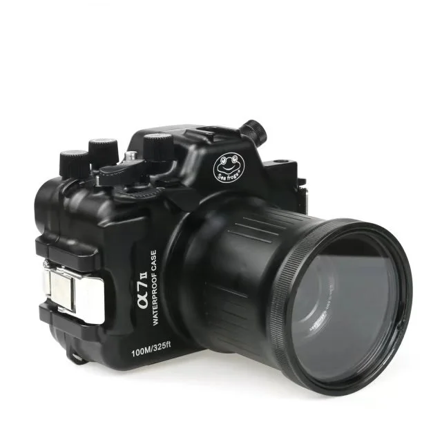 Для Sony A7 II Mark Meikon 100M/325ft Подводная Водонепроницаемая камера с алюминиевым