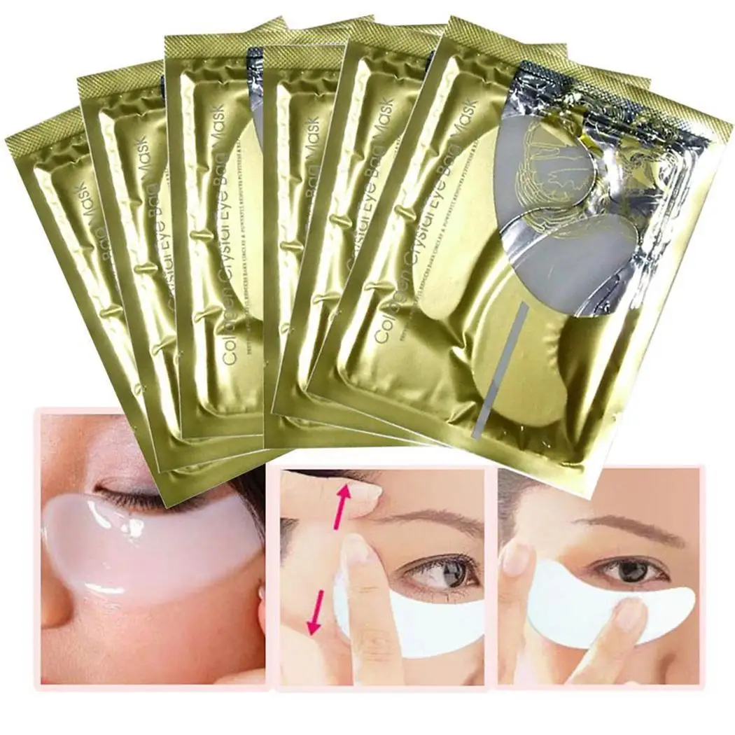 

Collagen Crystal Eye Mask Anti-Aging Moisturizing 10g Eyelid Patch Pad Plastic Eye Care White