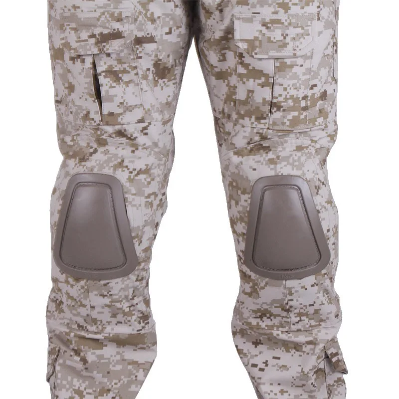 Камуфляжные военные армейские штаны, мужские брюки, тактические армейские штаны со съемными наколенниками, пустынные цифровые