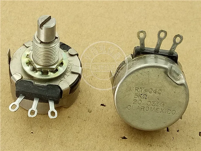 

1pcs/lot Mexico CLARO RT-040 5K battery car for 45 degrees potentiometer 5K potentiometer