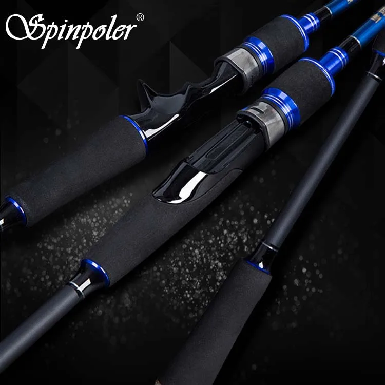 Cheap Fishing Rod 2.1m Spinning Casting Rods Carbon 2 Sections Pesca
