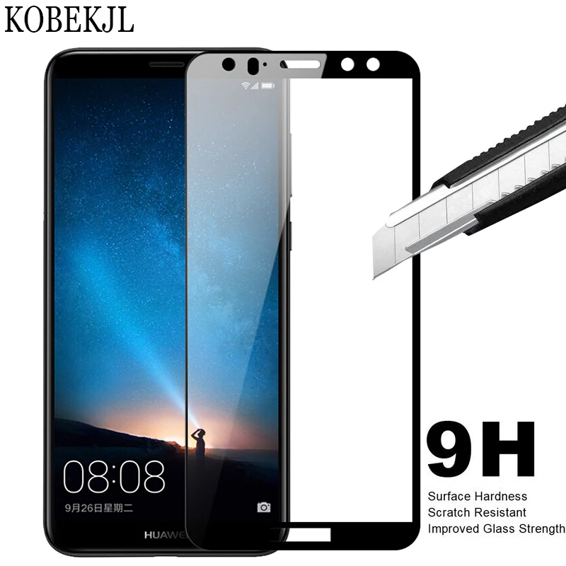 Закаленное стекло для Huawei Nova 2i Защита экрана Nova2i искусственное Защитное с полным