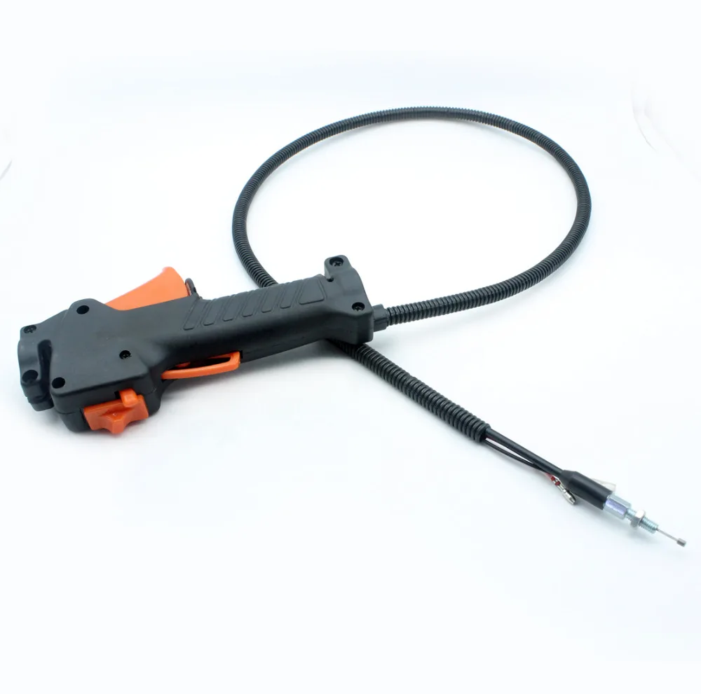 Strimmer Trimmer BrushCutter Handle Switch Throttle Trigger Cable For 26mm Tube