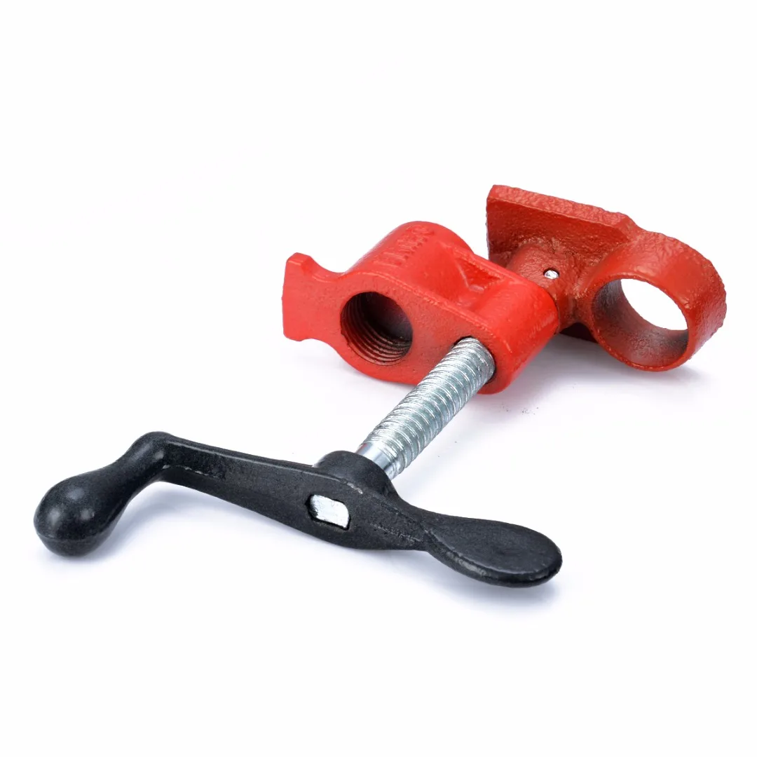 

1/2" Cast Iron Wood Gluing Pipe Clamp Clip Set High Hardness Quick Release Woodworking Carpenter Tool Mayitr