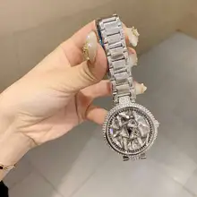 Высококачественные дизайнерские бренды люксовые женские часы кварцевые большие каменные Хрустальные Часы женские водонепроницаемые наручные часы из нержавеющей стали