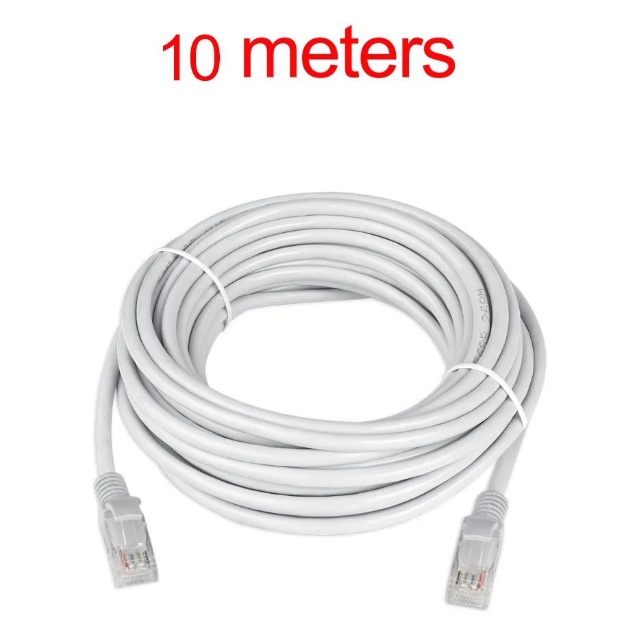 Водонепроницаемый 10 м 15 м 20 м 30 м 50 м CAT5E Ethernet сетевой кабель RJ45 патч кабель LAN для сети IP Камера Интернет POE Камера комплект