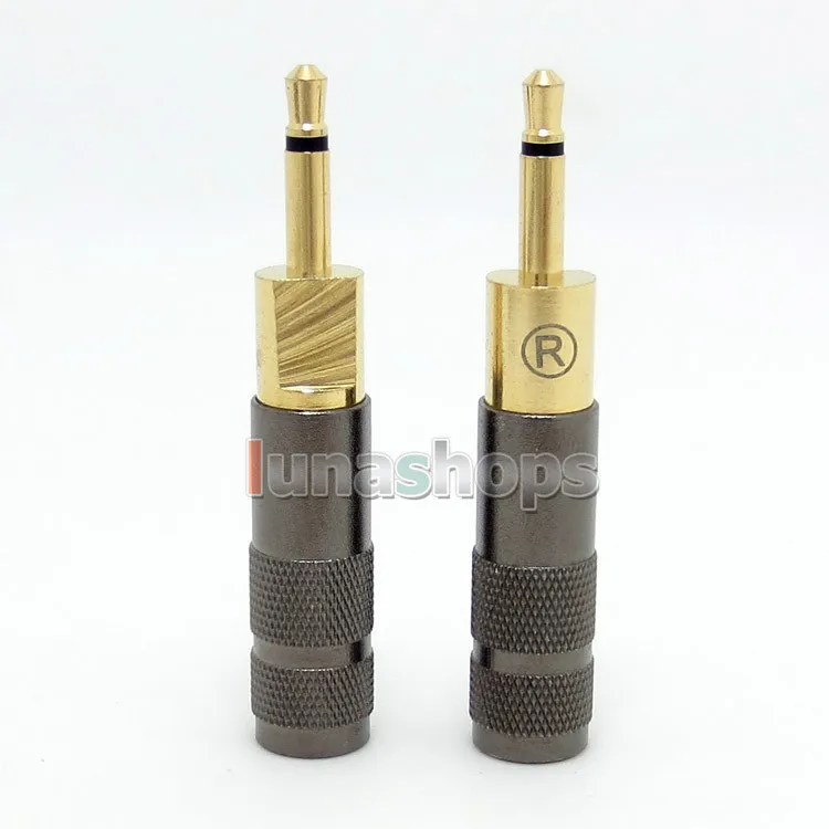 LN004481 Earphone Pins For Sennheiser HD700 Headphone Cable DIY Connectors Knurling Shell Adapter