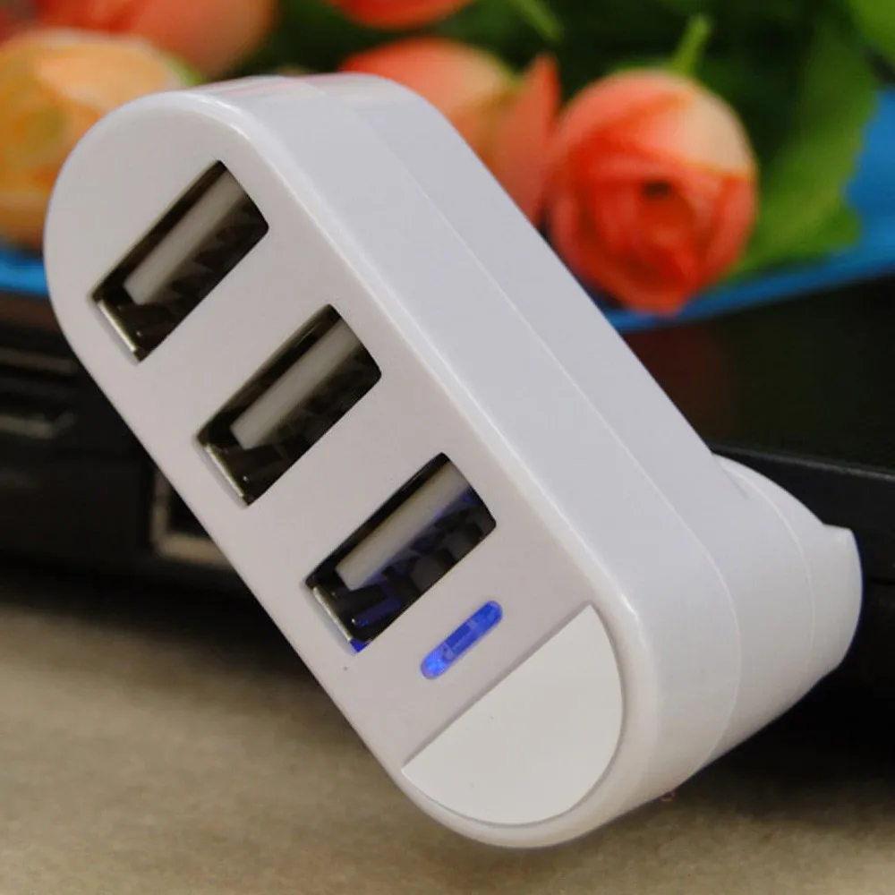 До 480Mbs Usb 2,0 High Speed 3 порта расширитель несколько конвертер адаптер для ноутбука Usb ПК ноутбук