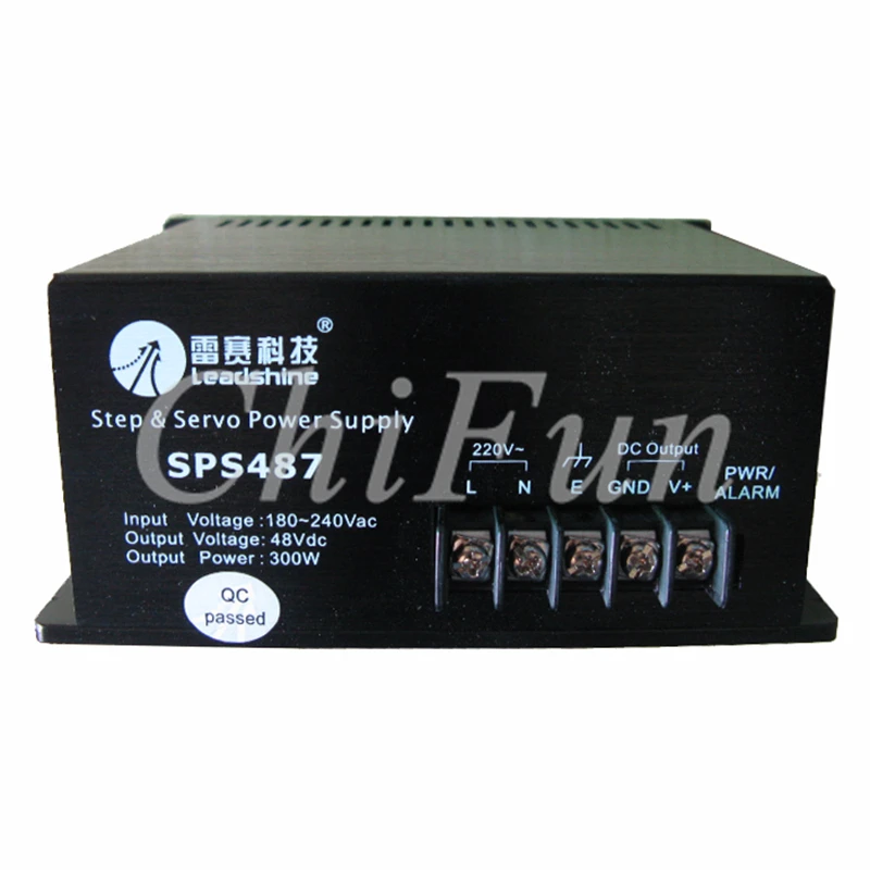 

Leadshine 350W Specifically designed power SPS487 48VDC / 7A Switching Unregulated Power Supply; 180-250 AC Input