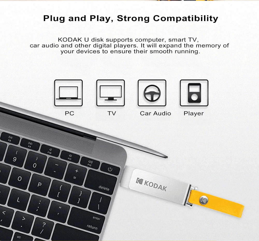 KODAK K133 мини металлический USB флеш-накопитель 512 ГБ флеш-накопитель USB 3,0 Высокоскоростная карта памяти флеш-накопитель 512 ГБ