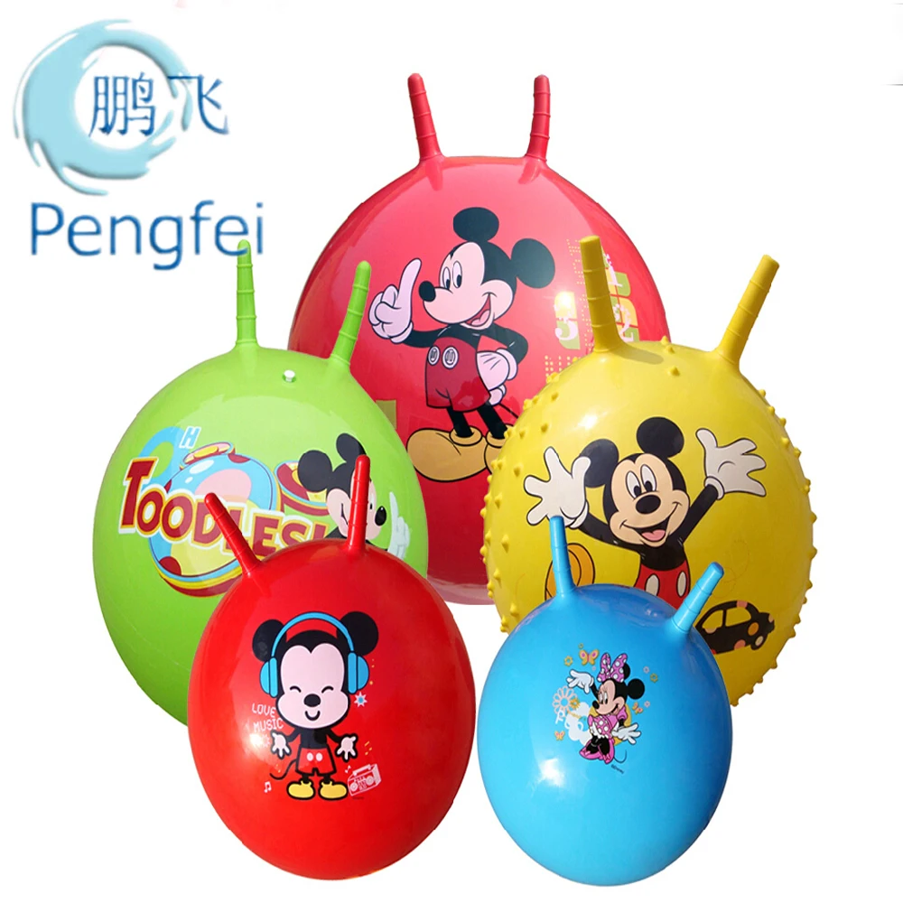 Hot sale free shipping inflatable 16'' cavel jumping ball or rubber