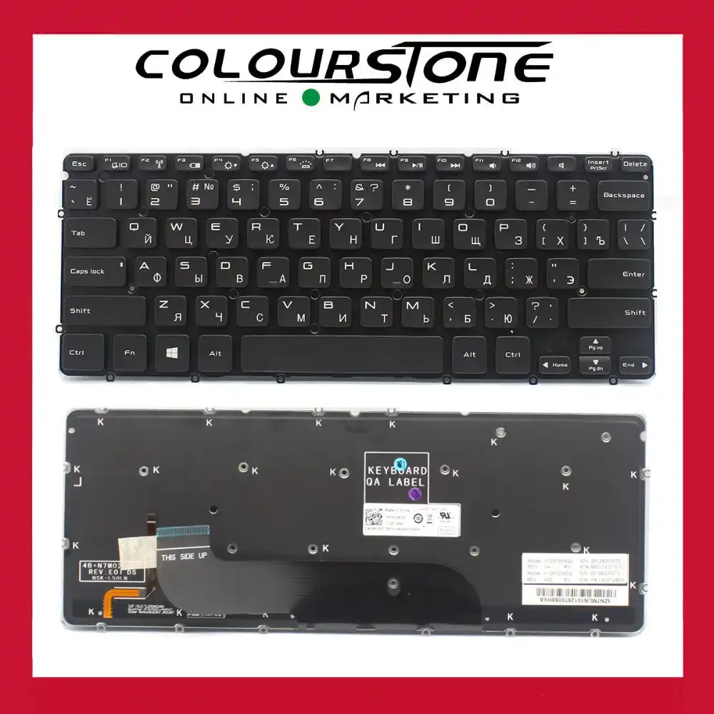 Laptop Keyboard For Dell Xps 13 9333 L321x L322x Original Ru Russia Black Laptop Backlit Keyboard Win10 Keyboard For Dell Laptop Keyboardkeyboard For Laptop Aliexpress
