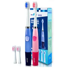  Dental Care Seago Battery Powered Intelligent Electric Toothbrush SG-915 Portable Sonic Electric Toothbrush With 3pcs Brush Head 
