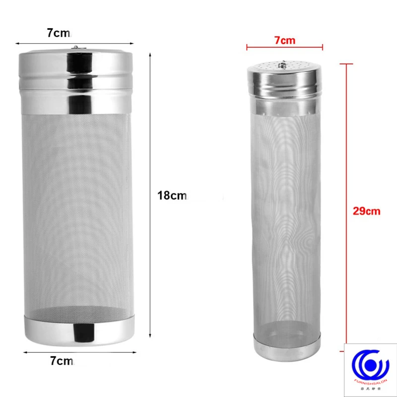 300 мкм нержавеющая сталь хоп паук сетка пивной фильтр для домашнего варения домашнего вина кофе сухой бункер 7x18 см 7x29 см