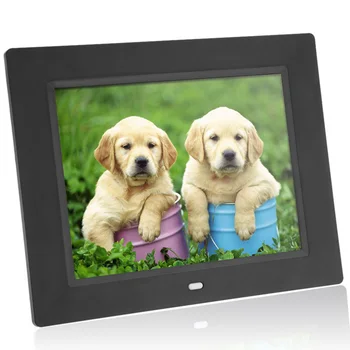 

Andoer 8'' Ultrathin HD TFT-LCD Digital Photo Frame Electronic Frame Alarm MP3/4 Movie Player with Remote Desktop