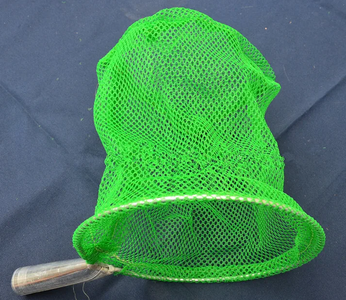 Buy 5pcs/lot metal ring fishing net hand Landing Nylon Net with small Mesh