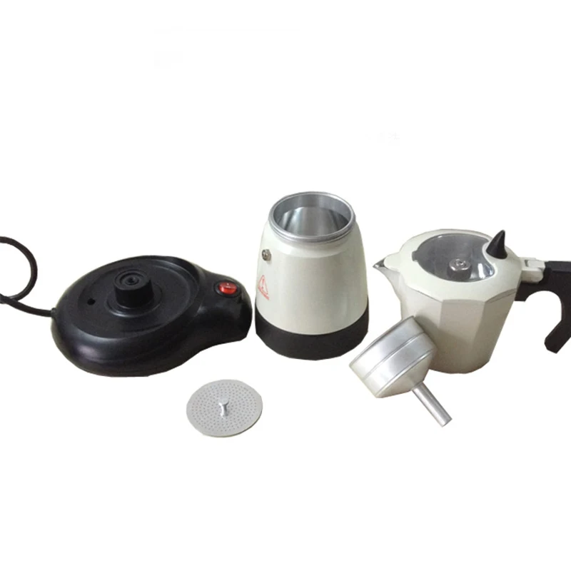 300ml Electric Coffee Maker Aluminum Moka Pot Mocha Coffee Maker Machine GHS99 300ml Electric Coffee Maker Aluminum Moka Pot Mocha Coffee Maker Machine GHS99