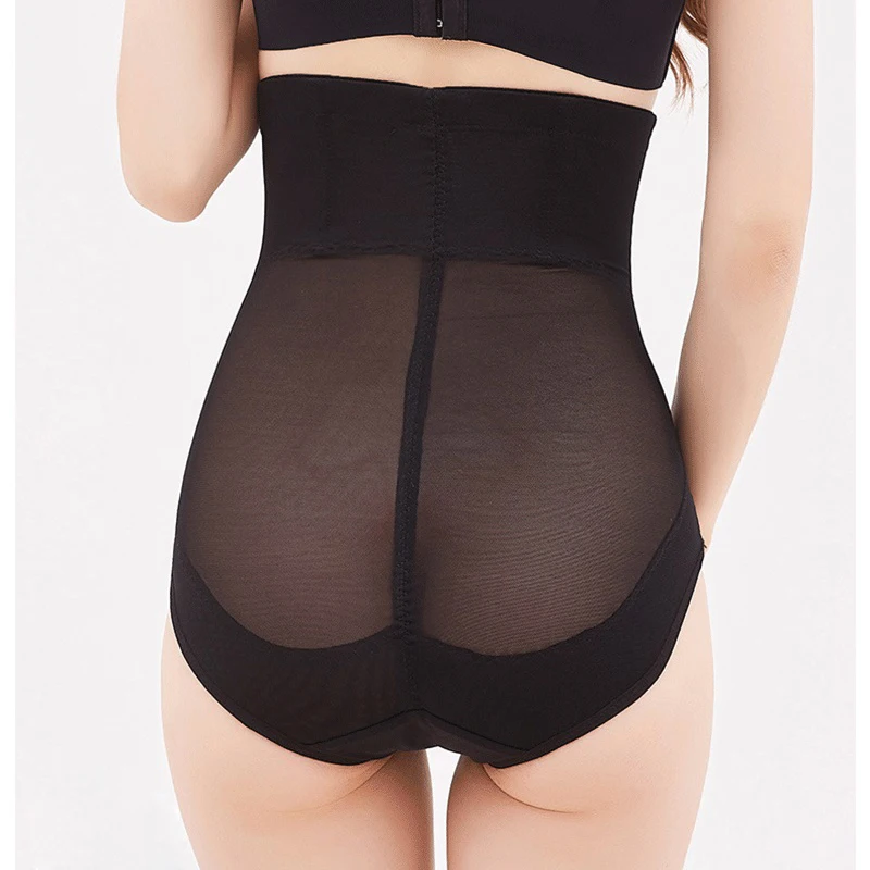 Высокая талия талии тренер животик Управление Body Shaper прикладом размера плюс