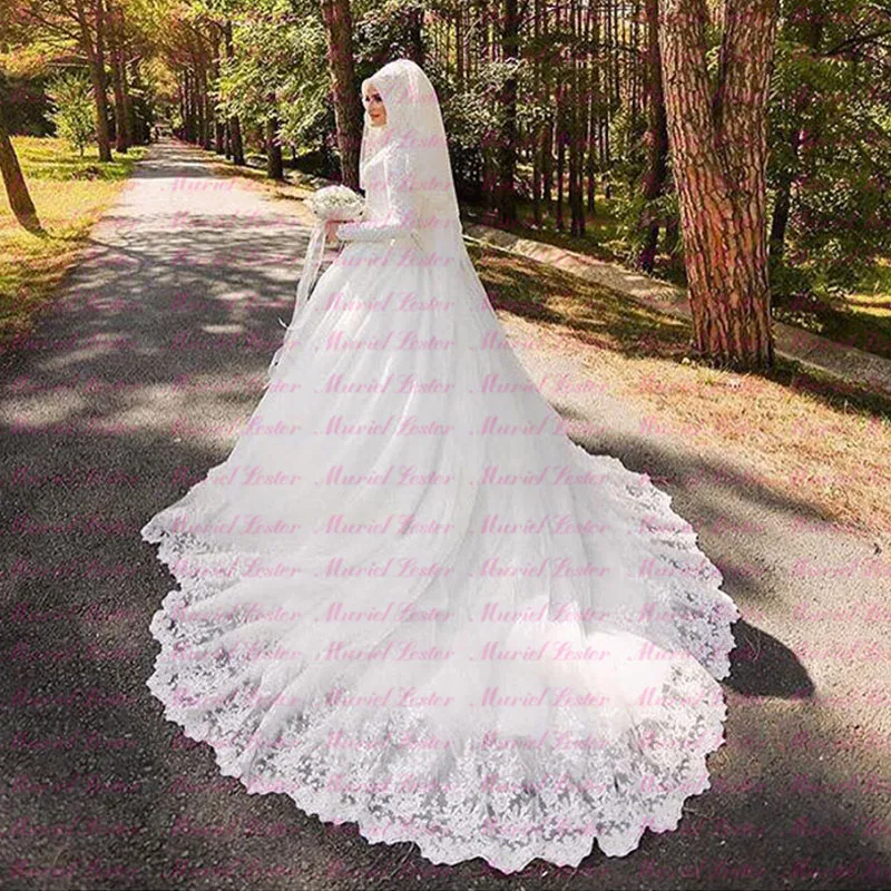 

Vestido De Noiva Dubai Arabic Luxury Wedding Dress Plus Size Long Sleeve Muslim Ball Gown Wedding Dresses 2019 Robe De Mariage