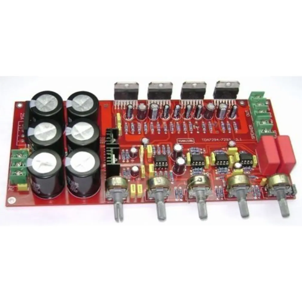

electronic TDA7294 amplifier board 2.1 power amplifier board 2X80W+160W subwoofer YJ00235