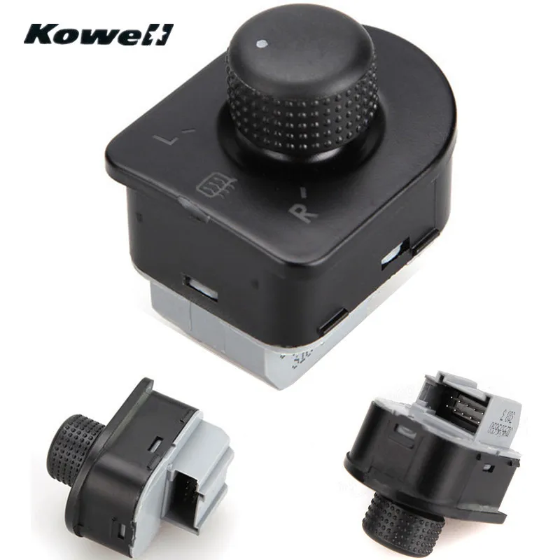 KOWELL Car Master Side Mirror Switch Knob Heat Control Buttons Switch