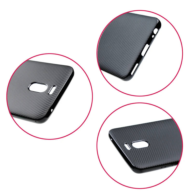 carbon fiber silicone case meizu m6 note (8)