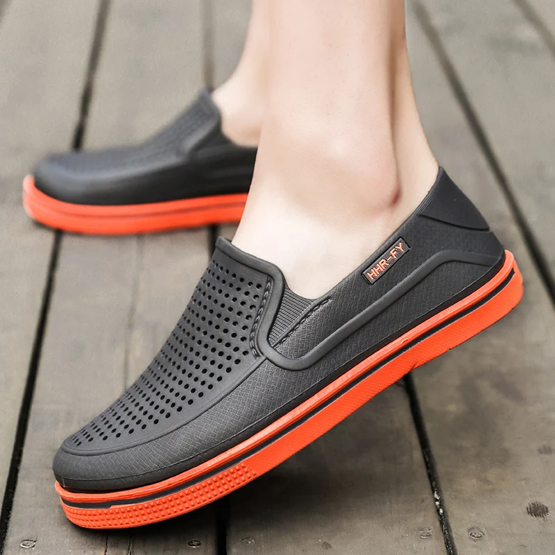 Plus Size Sandals Men Platform Summer Shoes Men Beach Men Sandals Breathable Garden Clogs Croc Zapatos Hombre Chaussures Homes