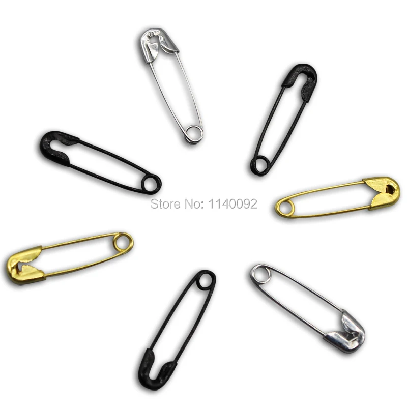 Buy 1000 pcs a lot garment metal safety pins/golden