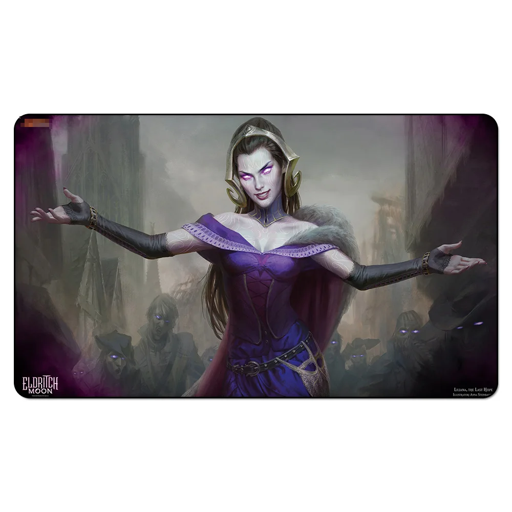 (Liliana The Last Hope Playmat) Magic Game Playmat,Board Games Helvault