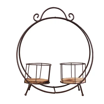 

European Retro Flower Basket Hanging Planter MacrameCreative Wall Hanging Baskets Garden Pots Planter Garden Decoration Supplies