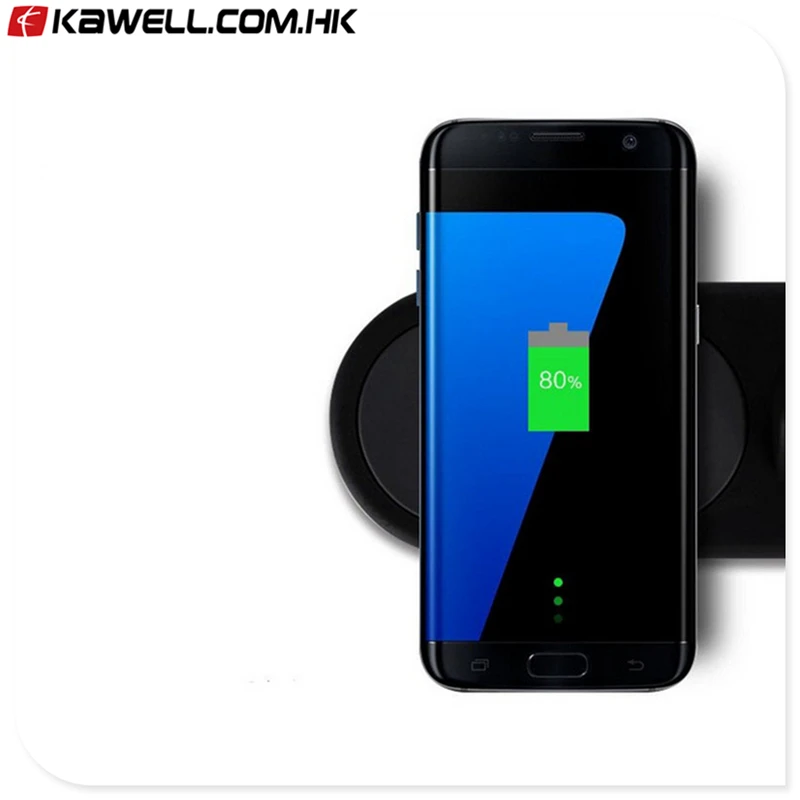 100 шт. В комплекте 2 в 1 Qi быстрая Беспроводная зарядка с Bluetooth мобильным телефоном