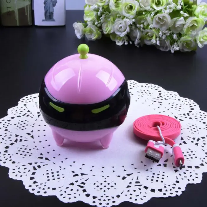 Contact Lens Washer Automatic Cleaner Cleaning Cute USB Plastic Adorable Ball Mask TY66