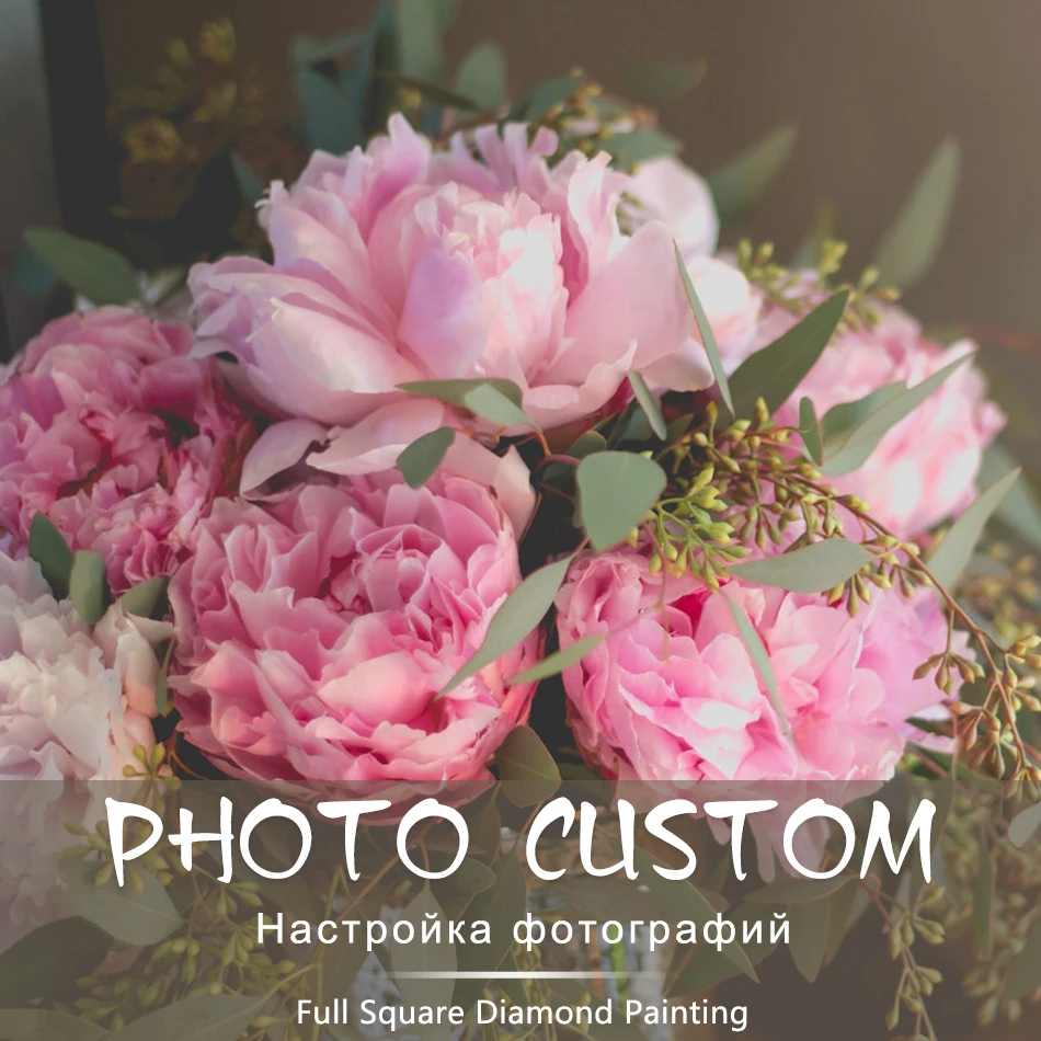 

SaShiKo Flowers Photo Custom Diamond Painting Full Square Picture of Rhinestone DIY Diamond Mosaic Diamond Embroidery Sale