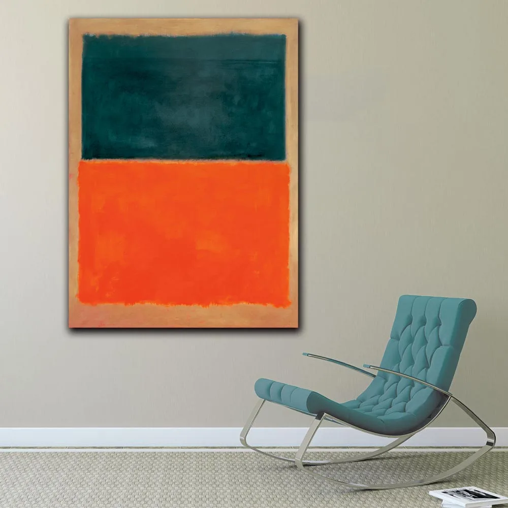 0 GREEN AND TANGERINE ON RED 95 2