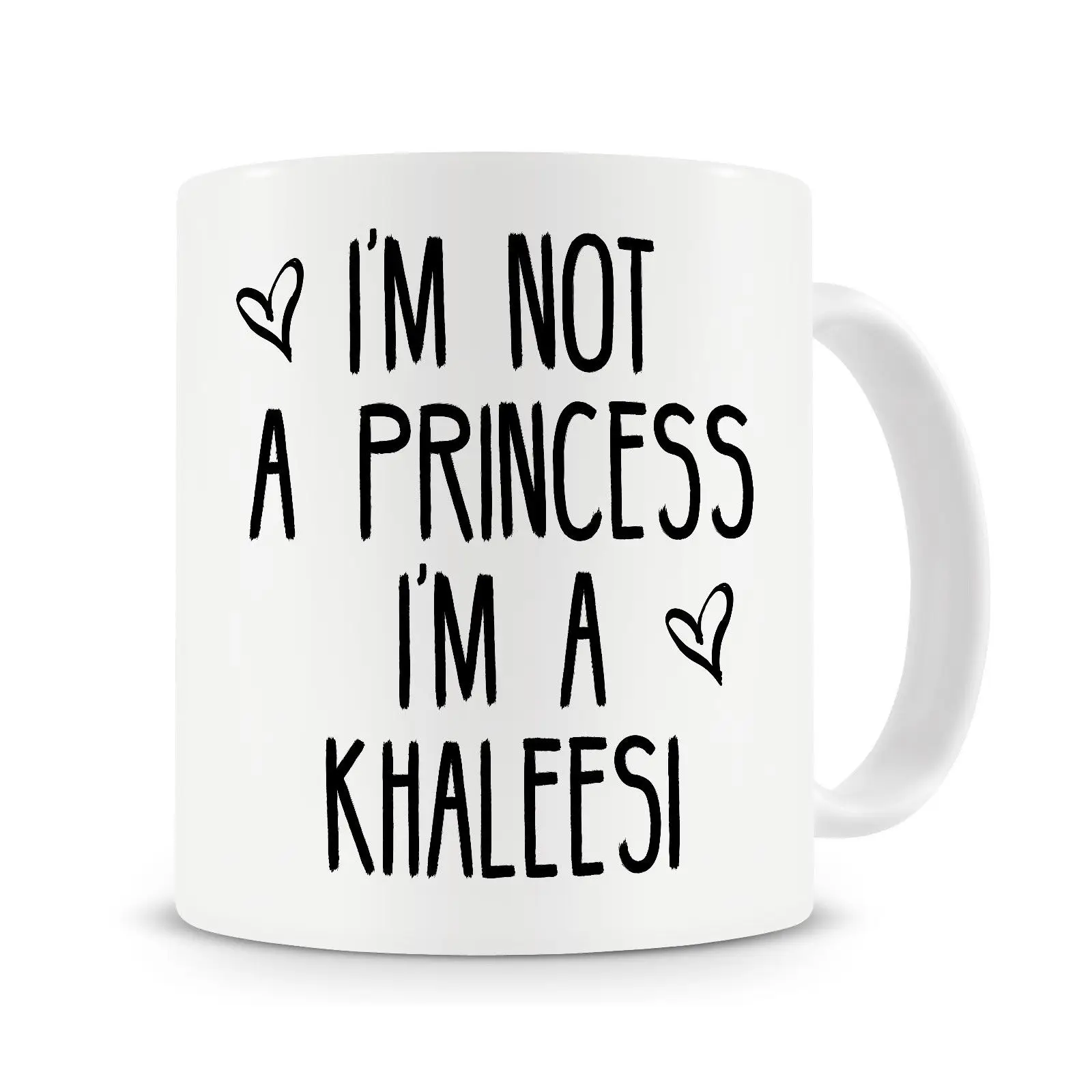 

I'm Not A Princess I'm A Khaleesi,Coffee Mug,Dragons Mug,Mother of Dragons Mug Cup with Stirring Spoon