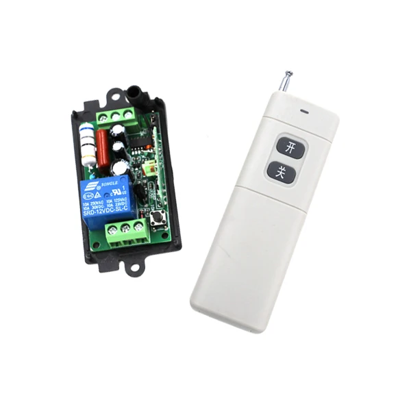 

Free shipping Inter-lock ON/OFF AC110V 220V 10A Wireless Remote Control Switch 1 Controller For Light Lamp SKU: 5224