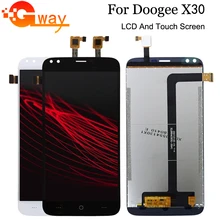 Для 5,5 дюймов Doogee X30 ЖК-дисплей+ сенсорный экран протестированный экран дигитайзер сборка Замена+ Бесплатные инструменты