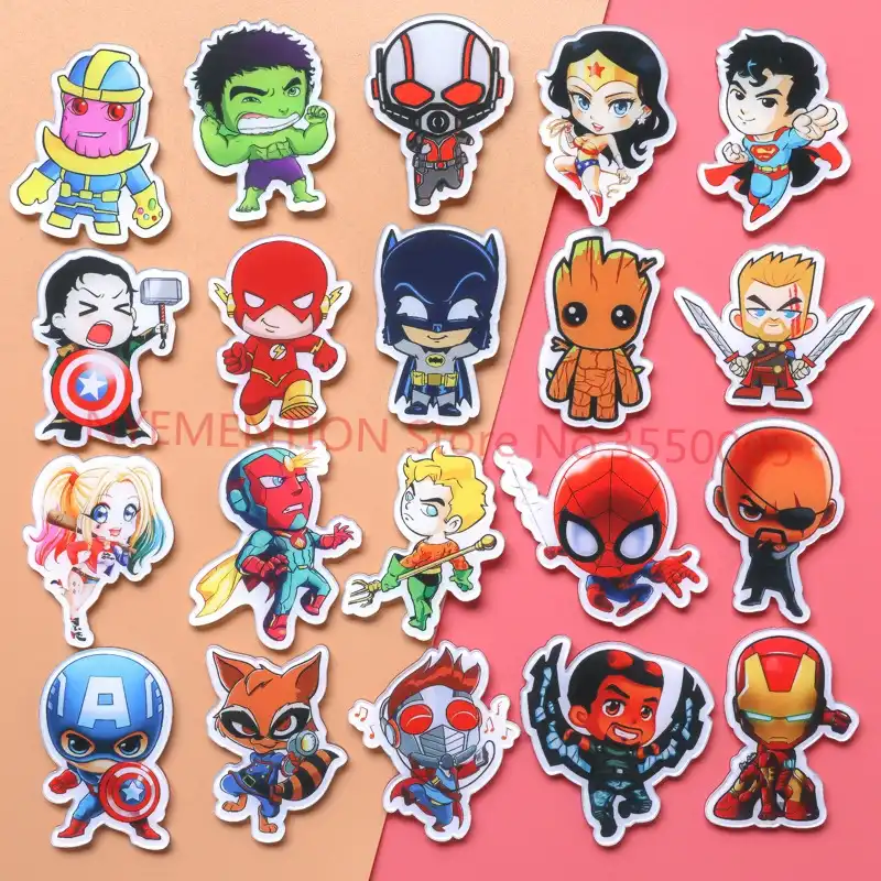 Wholesale 50pcs Plastic Round Cartoon Button Badge Marvel Avengers Lol Surprise Doll Pins Brooch Badge Backpack Clothes Decor Aliexpress - roblox emote pins and buttons teepublic au