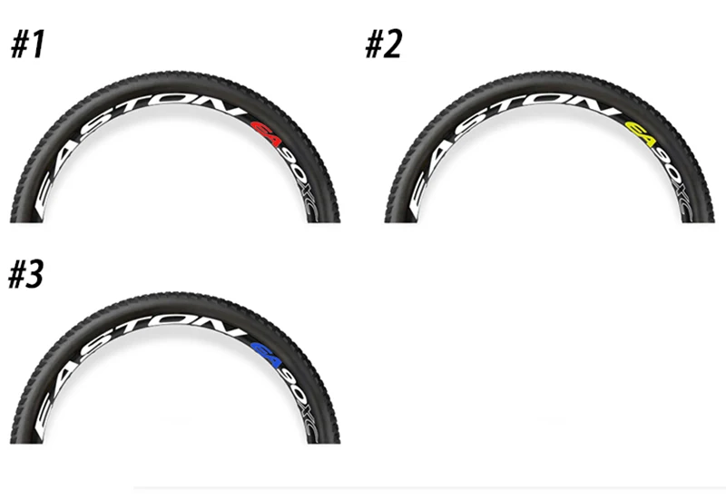 26er 27,5 er 29er MTB обода колеса стикеры велосипед наклейки велосипед Светоотражающие горный велосипед колеса с наклейкой для EASTON EA90XC