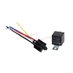 1 комплект реле и гнездо SPDT 5 Pin провод YCL-12V-C JD1914 для авто аксессуары для грузовиков DC 12 V 40A AMP