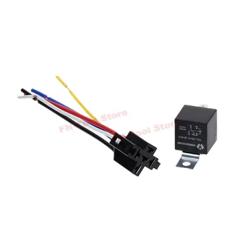 

1Set Relay & Socket SPDT 5 Pin 5 Wire YCL-12V-C JD1914 For Auto Car Truck Accessories DC 12V 40A AMP
