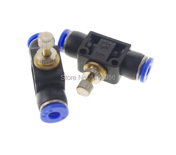 

2Pcs 12mm to 12mm Push In Quick Connector Air Pneumatic Speed Controller