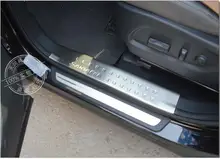 Car accessories door sill scuff plate fit for Hyundai Grand SantaFe XL 2013 2014 2015 Car styling stickers 4pc/set