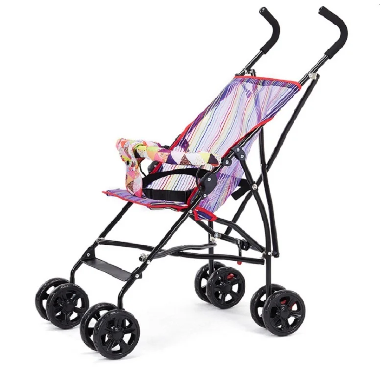 Sozzy Горячая переносная, для прогулок с малышом ручной складной зонтик автомобиля складной простой складной детский четырехколесная тележка