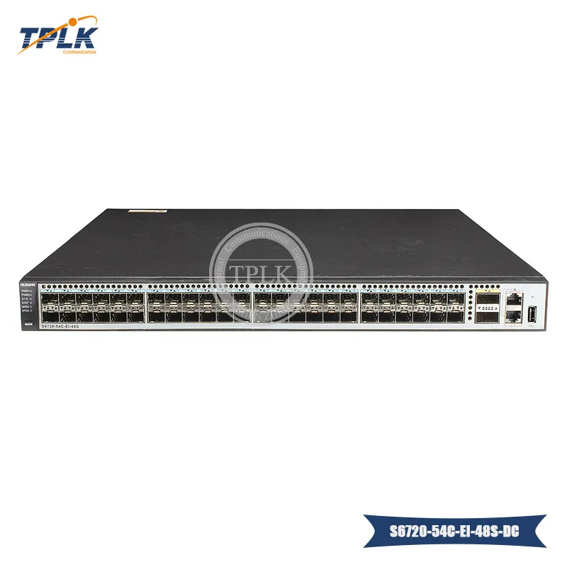 Коммутатор Ethernet серии Hua wei S6720 S6720-54C-EI-48S-AC/DC 48 x 10GE SFP+, 2x40 GE QSFP+ 10 гигабитный коммутатор