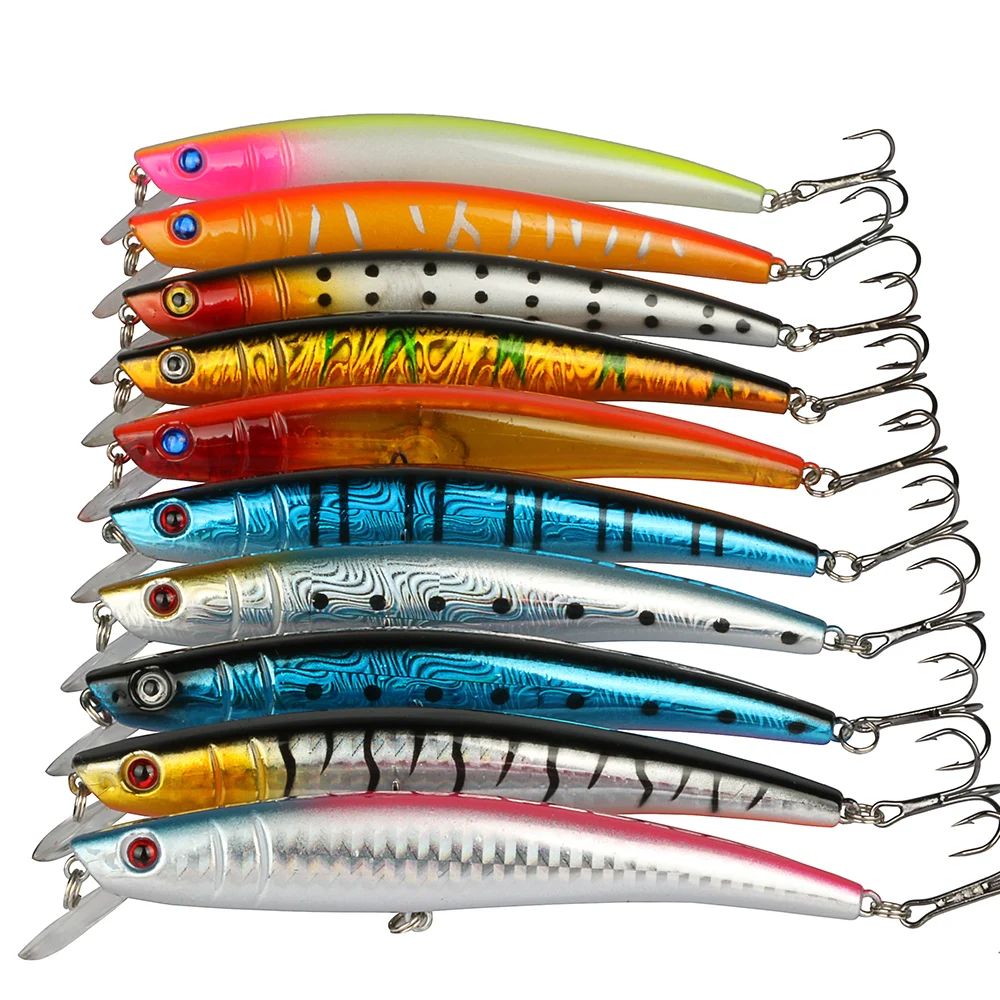 Приманки "Minnow" Китай. Многоцветне искусственные приманки 11.5cm / 11.2g