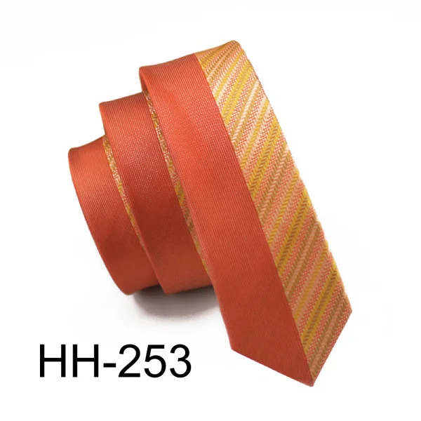 HH253 Новинка года, 20 стилей, модный тонкий галстук, узкие шелковые мужские галстуки Свадебный вечерний для жениха,, ширина 5,5/6 см - Цвет: HH253