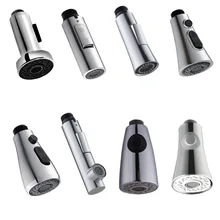 2 Functions ABS Kitchen Faucet Pull Out Spray Head Chrome&Brushed Nickel Sprayer Kitchen Faucet Replacement Parts Faucet Spouts